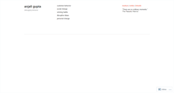 Desktop Screenshot of anjaligupta.com