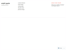 Tablet Screenshot of anjaligupta.com